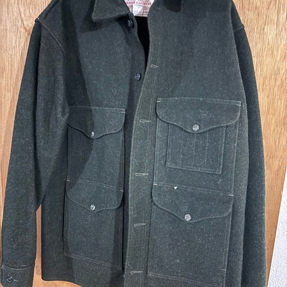 Filson Green mackinaw wool cruiser jacket - Picture 1 of 4
